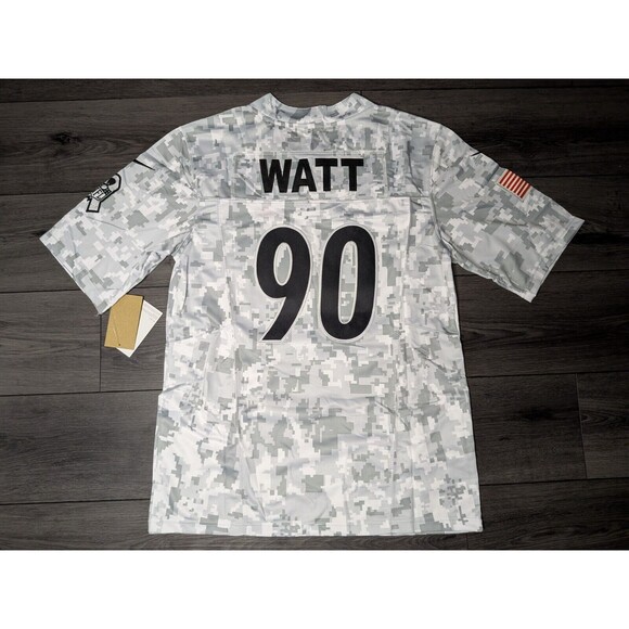 NCAA Other - T.J Watt #90 Pittsburgh Steelers  Salute To Service 2024-2025 Jersey Medium